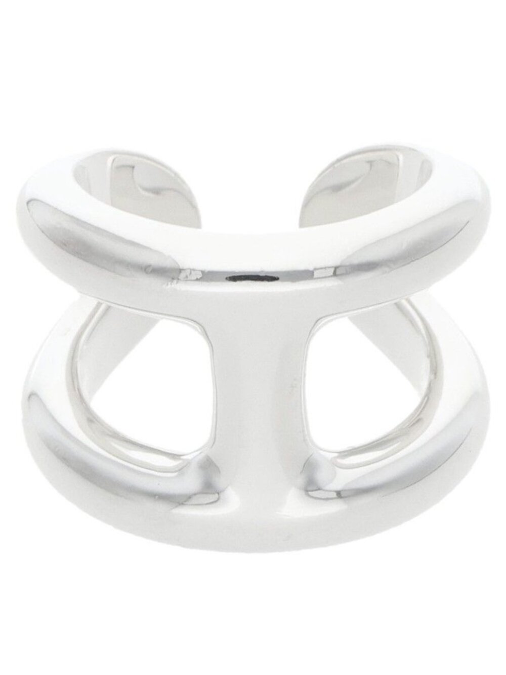 Hermes Osmose GM Silver Ring